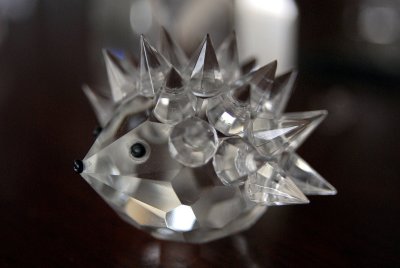 Glass hedgehog