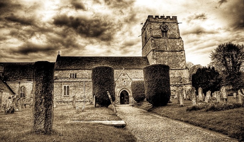 Cranborne church, Dorset UK