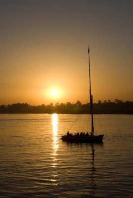 Felucca in the sunset