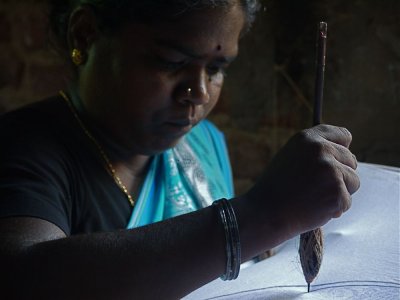 Rural Village where women are trained in batik-making