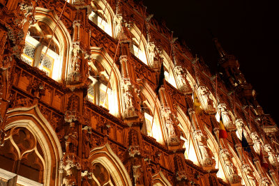 Leuven in a cold night