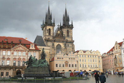 Rainy day in Prague