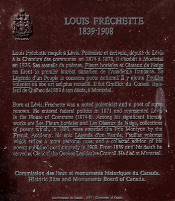 Plaque Maison Louis Frchette
