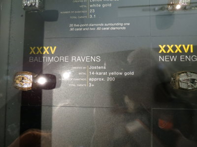 Baltimore Raven Super Bowl ring