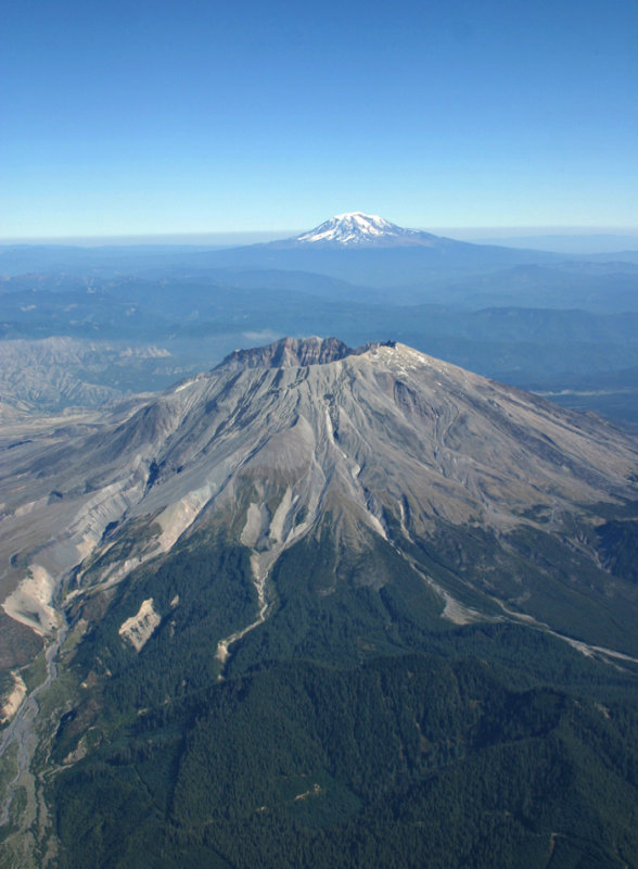 Mt St. Helens and Mt. Rainer
