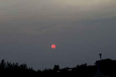 Coucher du soleil....