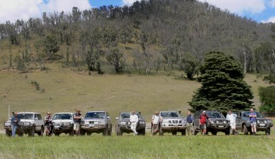 The group in the Wongangatta Valley