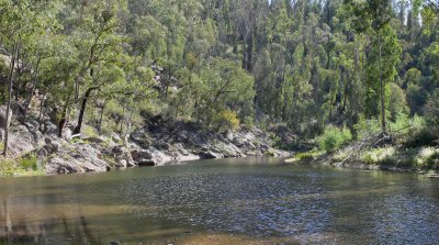 Upper reaches of the Avon River, adjacent to Avon Wilderness Park