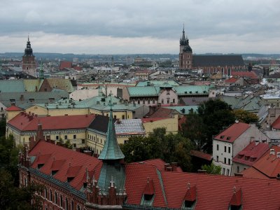 View from Wawel Hill