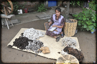 wool for rug-making