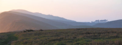 sunset at chimney rock