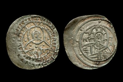 John VIII - 1423-1448 AD AR Hyperpyron or Stavraton