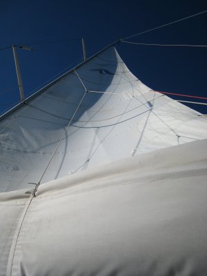 The main sail.