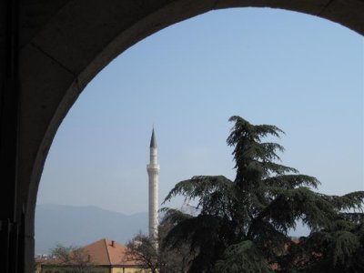 A minaret seen from Kale.