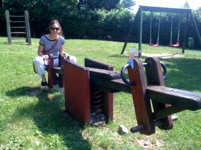 This is the coolest teeter totter I've ever seen