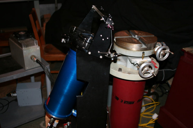 Finally reaches the cooled Spectrometer