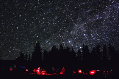 Star Party under the Milky Way.