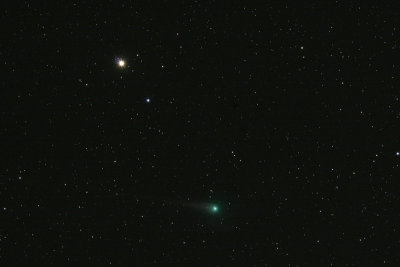 Saturn and Comet Lulin