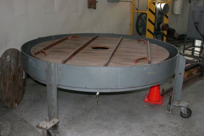 Tank used to remove silver coating of original mirror