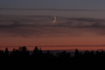 Beauiful Moonset.