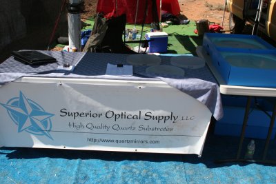 Superior Optical Supply's booth