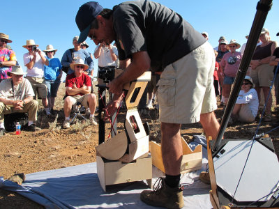 Scope collapses into the rocker box