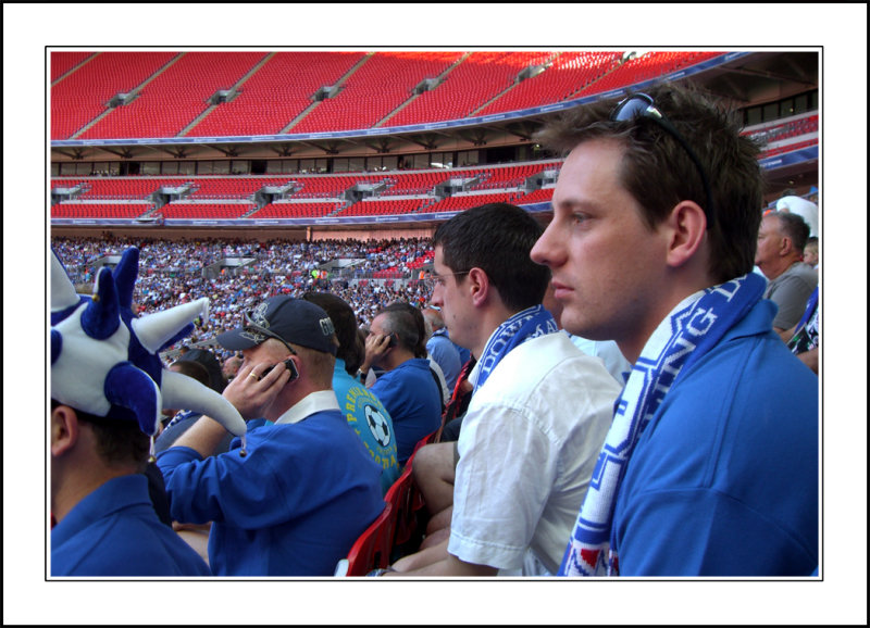 All on edge in the final minutes at Wembley