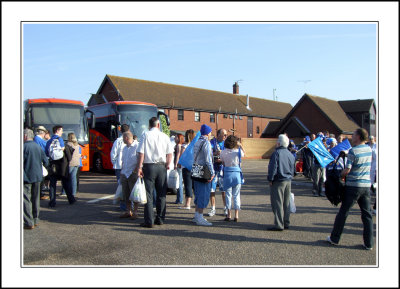 Fans set off to Wembley to watch Lowestoft Town FC