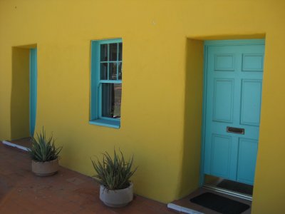 Colorful adobe home in Tucson