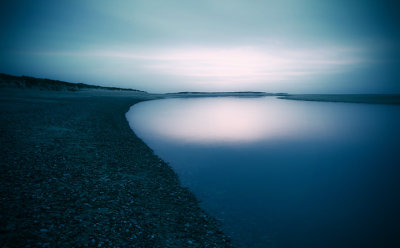 Burnham Harbour at dusk