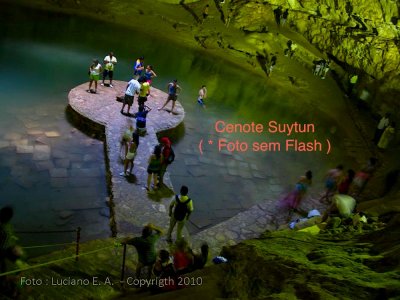 Cenote Suytun ( prximo de Chichen-Itz )