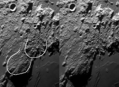 Imbrium ejecta flows