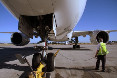 Singapore Airlines pushback