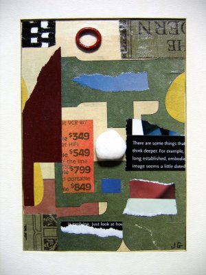 Composition With Lozenge and Navel