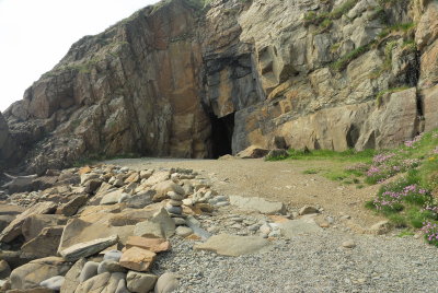 St Ninians cave entrance