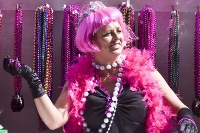 Pink Bead Lady
