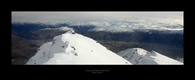 Footprints On Remarkables Peak