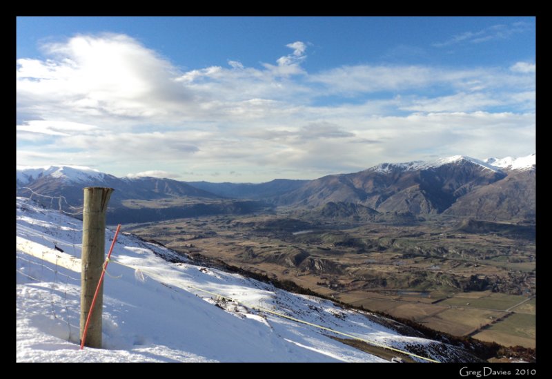 Looking Towards Arrowtown From Coronet