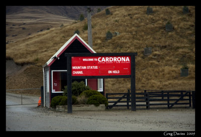 Cardrona Entrance