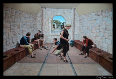 Puzzling World Mural