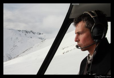 Chopper Pilot At Work
