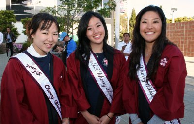 Cherry Blossom Queen And Her Court Participate