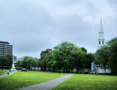 Landscape in a city