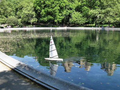 SailBoat on Small Boat Pond