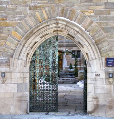 Gate to Trumbull College Master's House