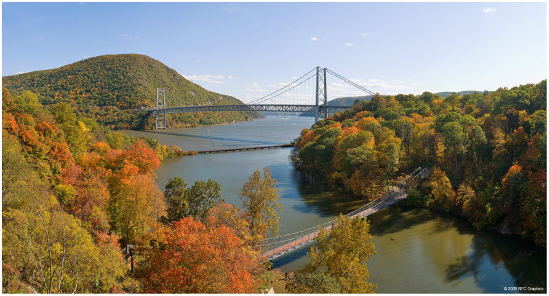 Bear Mountain Bridge Panorama 2008