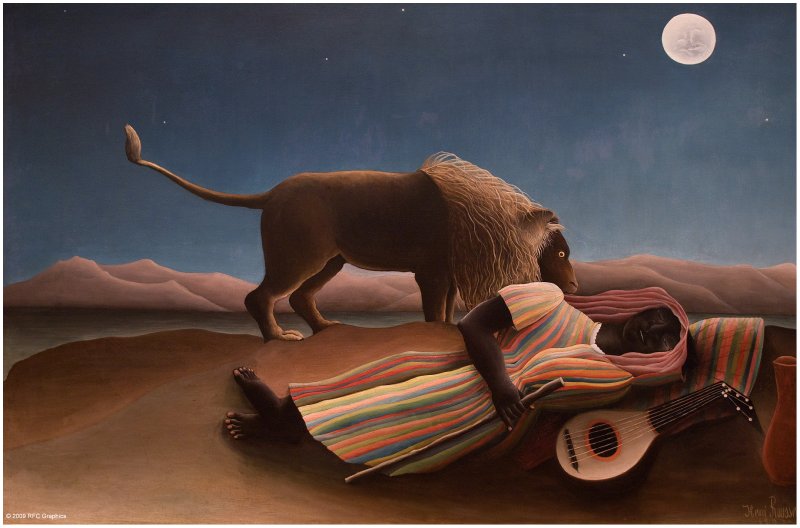  Henri Rousseau - The Sleeping Gypsy