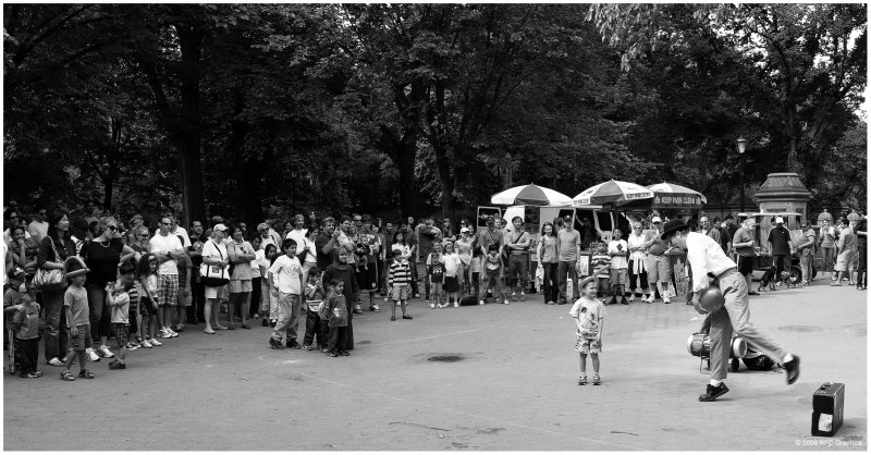 A Mime in Central Park