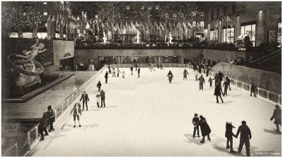 Rockefeller Center Ice Rink Vintage