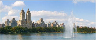 Jacqueline Kennedy Onassis Reservoir Fountain Panorama